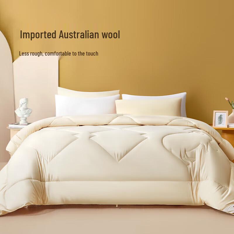 FUANNA 51% Australian Wool & Soy Fiber Blend Duvet Insert