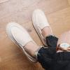 Linen Men's Shoes Lazy Casual Shoes  Breathable Fisherman Shoes