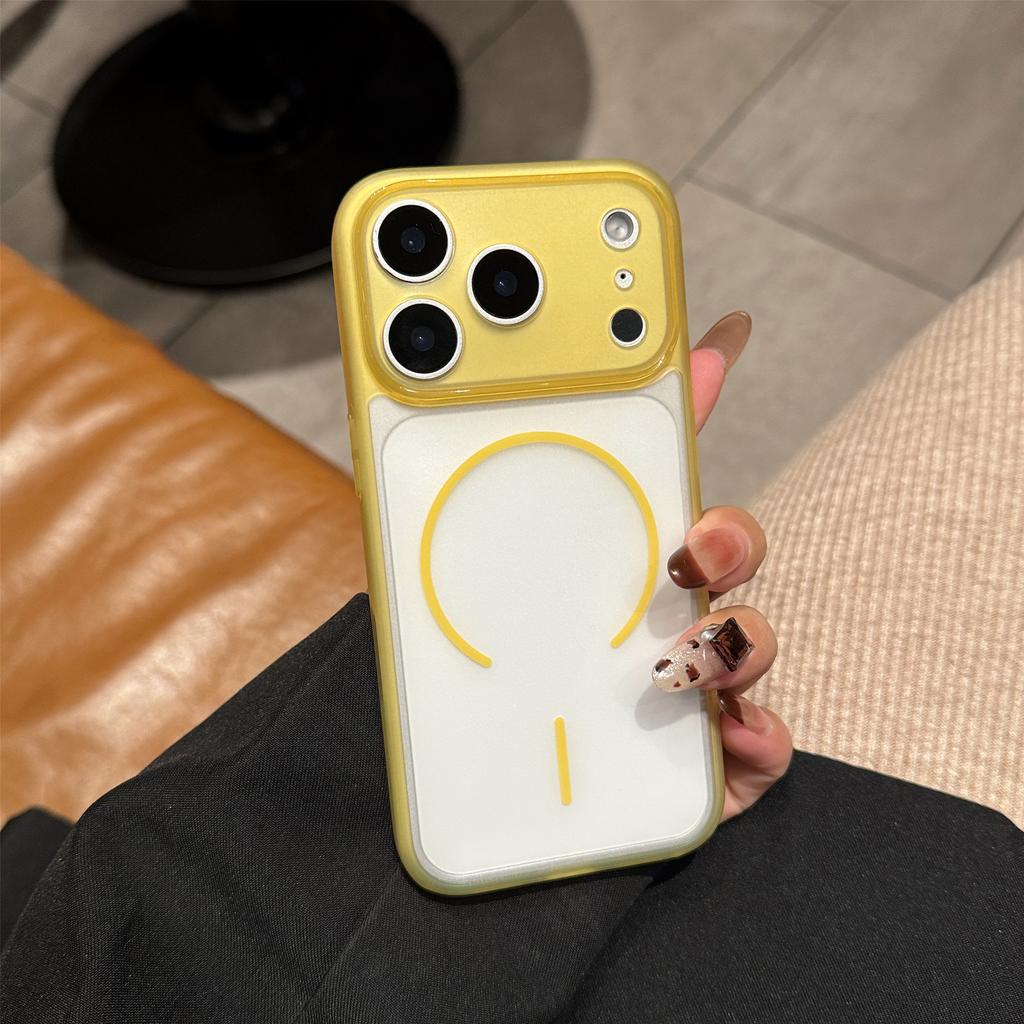 Luxury Matte Clear For Magsafe Wireless Charge Case For iPhone 17 Air 16 15 14 Plus 13 12 Pro Max Hard Ultra Thin Magnetic Cover