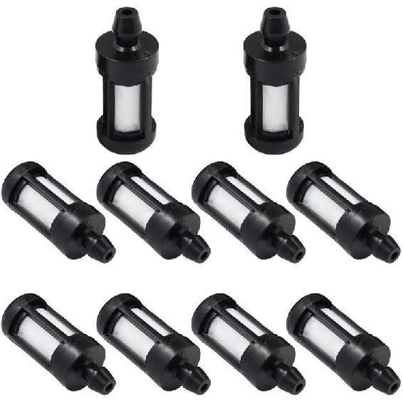0000 350 3504 10 Pcs Fuel Filter For Stihl Chainsaw 0000 350 3500 017-038 MS170 MS250 MS180 MS290 MS181 MS201 TS400 TS410 TS420 Replace for