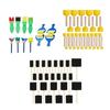 Washable Sponge Art Set Toddler Early Learning Painting Tool For Wall Decoration Greeting Cards Fabric Printing Project