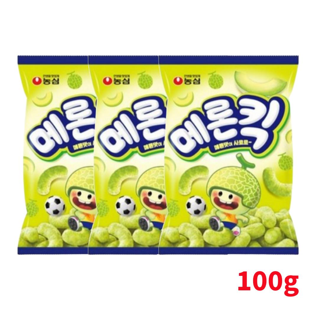 

Корейский слоеный снек – Banana Kick, Melon Kick (26 вариантов) #Melon 100g x 3pcs