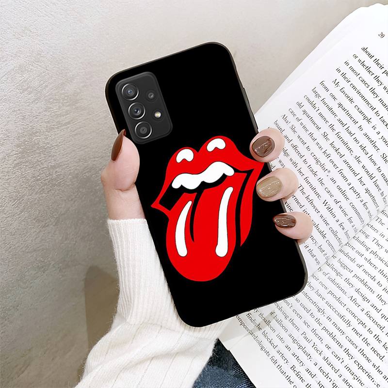 RUICHI Tongue Sticking Out Phone Case For Samsung Galaxy A02 A12 A21 A22 A32 A41 A42 A51 A71 A72 Shell