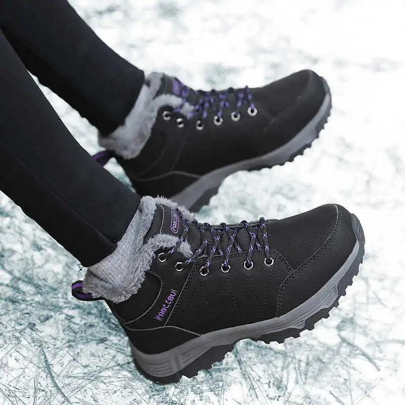 Chunky Cold-proof Boots High Ladies Sneakers Woman Luxury Brands Shoes High Women Sneakers Sports Trending Products Topanky