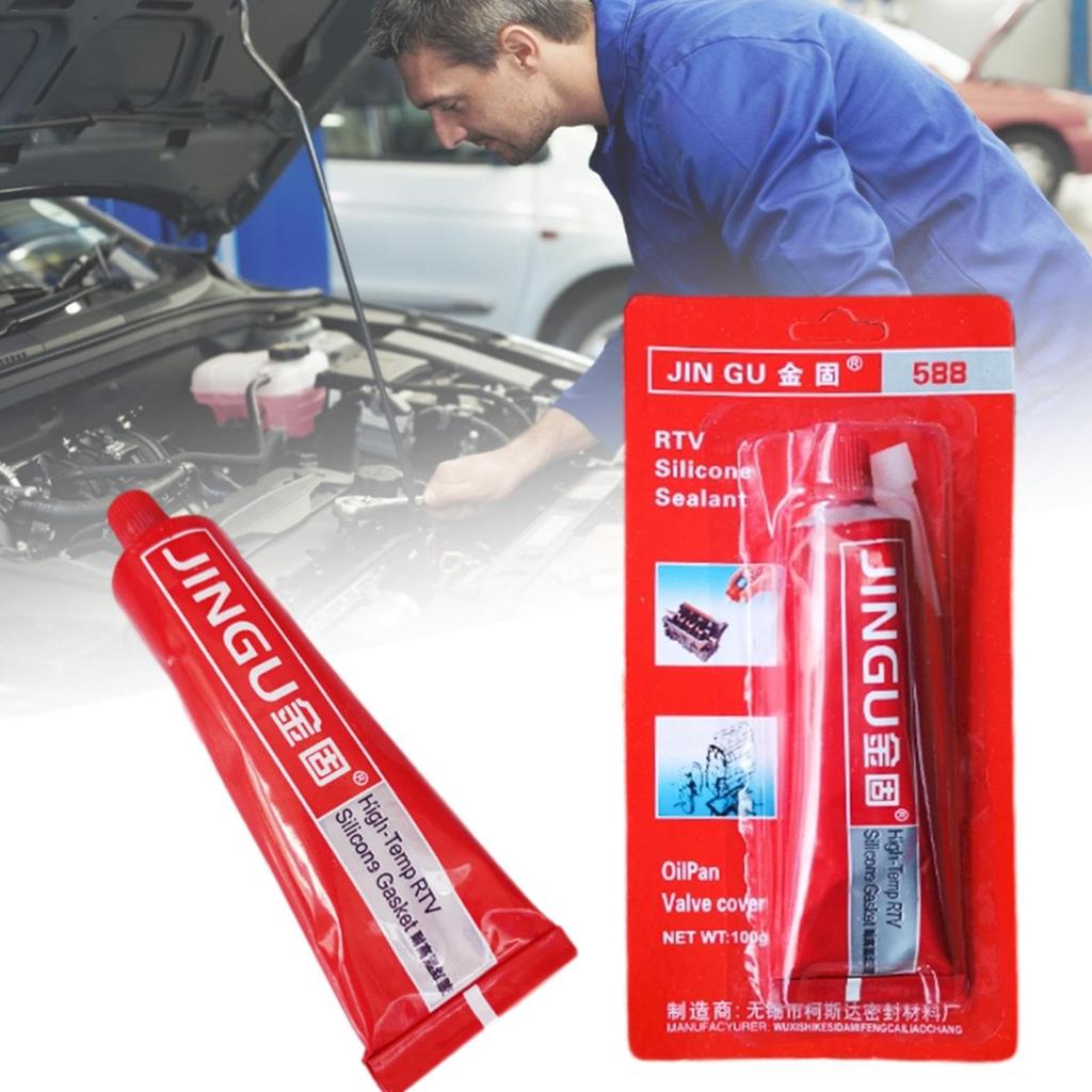 High Heat Resistant Silicone Sealant | 100g Waterproof Red Engine Gasket Manufacturer, Car Sealant