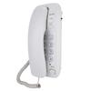 Wandmontage-Festnetztelefonverlängerung ohne Anrufer-ID-Heimtelefon für Hotelfamilien(Weiß)