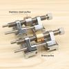 Stainless Steel Fixed Angle Honing Guide With Brass Roller For Woodworking Chisel Planer Blade Flat Chisel Edge Sharpening Tools