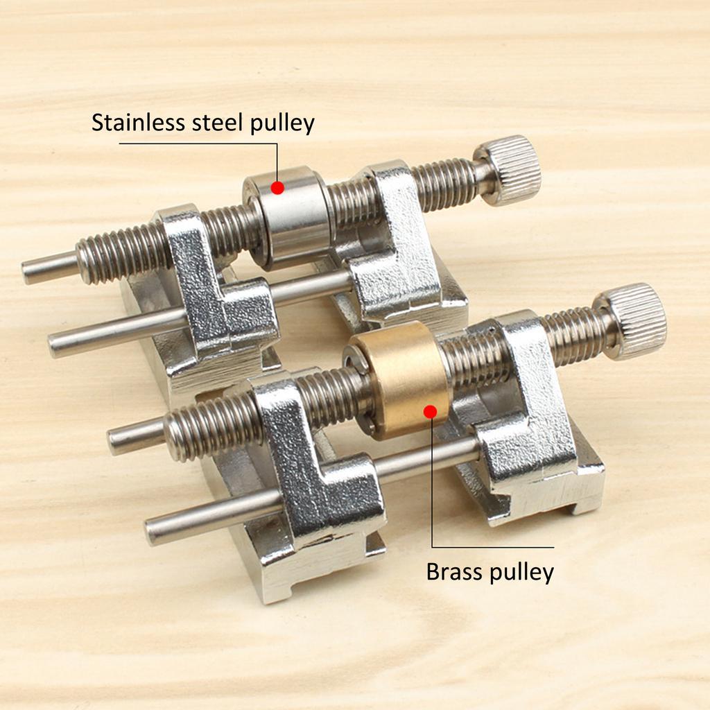 Stainless Steel Fixed Angle Honing Guide With Brass Roller For Woodworking Chisel Planer Blade Flat Chisel Edge Sharpening Tools