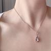 Swarovski Fantasize Light Pink Pear Shaped Crystal Necklace Women necklace Rose-Gold 5231334