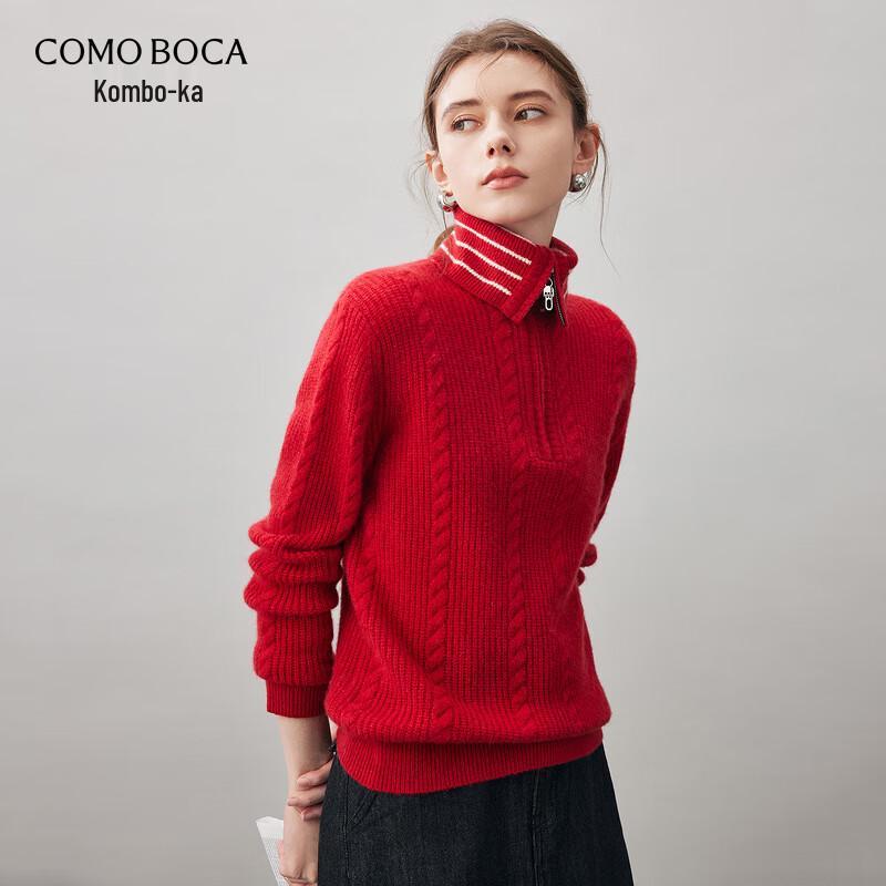 

Женский кашемировый свитер Kemon Boca свободного кроя с воротником S