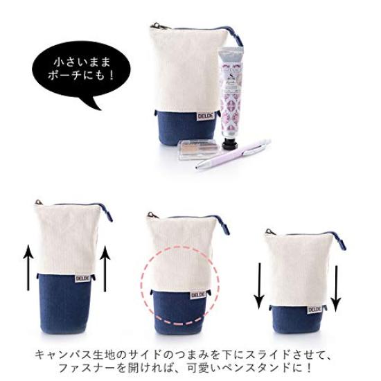 Sunstar Stationery Pencil Natural S1409573 Case, Delde, Blue,