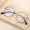 2024 Unisex Thickened Titanium Glasses with Wide-Edge Frame, Anti-Blue Light Myopia Protection, Model 2440.