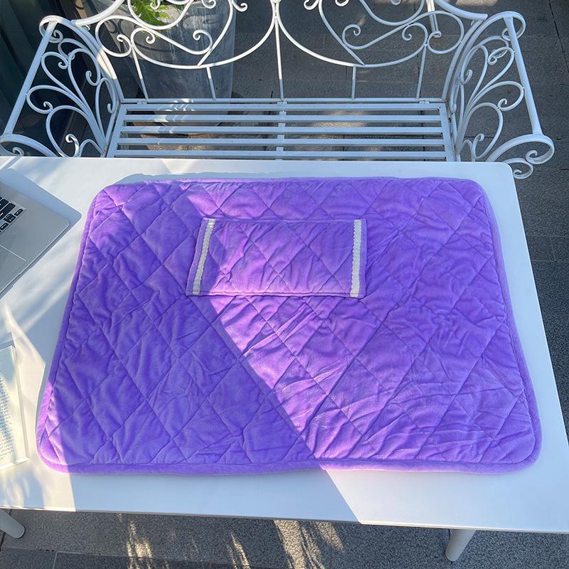 USB Electric Blanket, 60x80, Washable Crystal Velvet, 45℃ Constant Temp for Winter Warmth