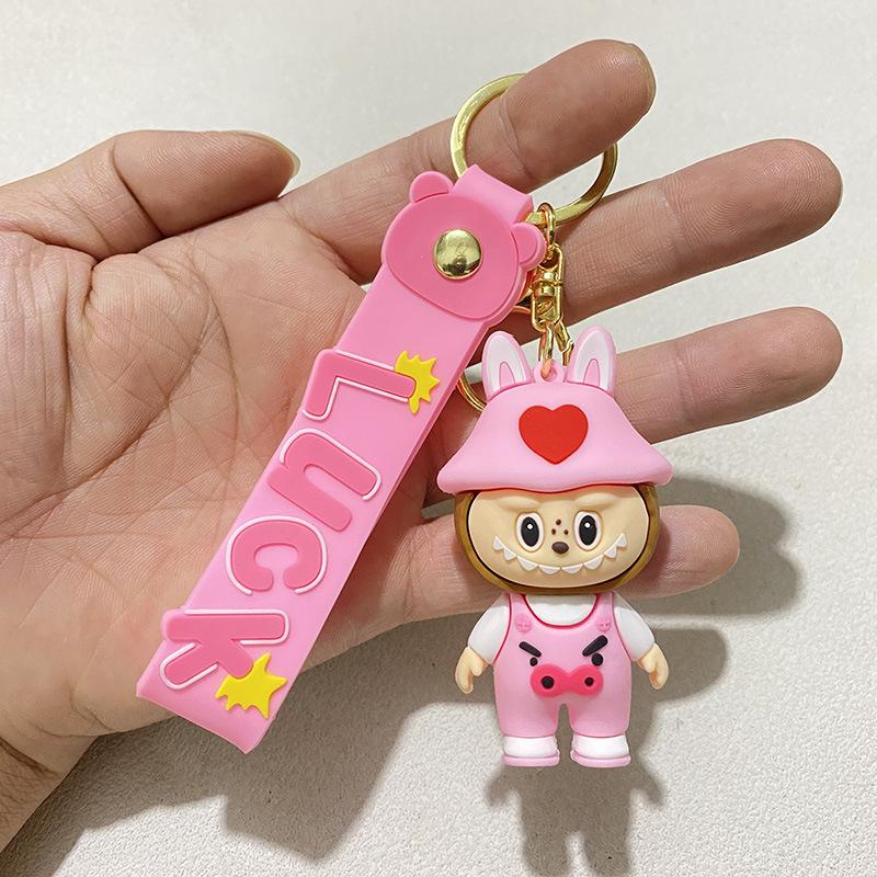 Labubu Roztomilá Cosplay Série: Klíčenka a přívěsek na batoh panenka dárek