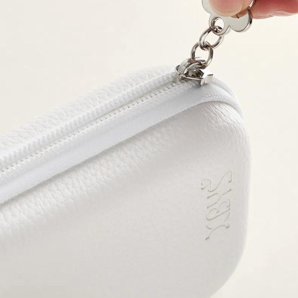 Waterproof Headphone Bag Leather U Disk Organizer Portable Organizer Bag Travel