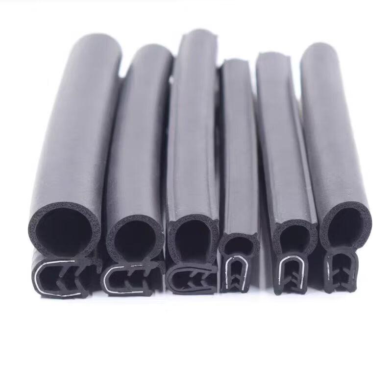 U-Type Rubber Edge Trim Seal with Metal Skeleton