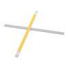 2 Adet 10W COB LED Şerit Işık Ampul Lamba 12-14V 1000LM için 200x10MM Beyaz