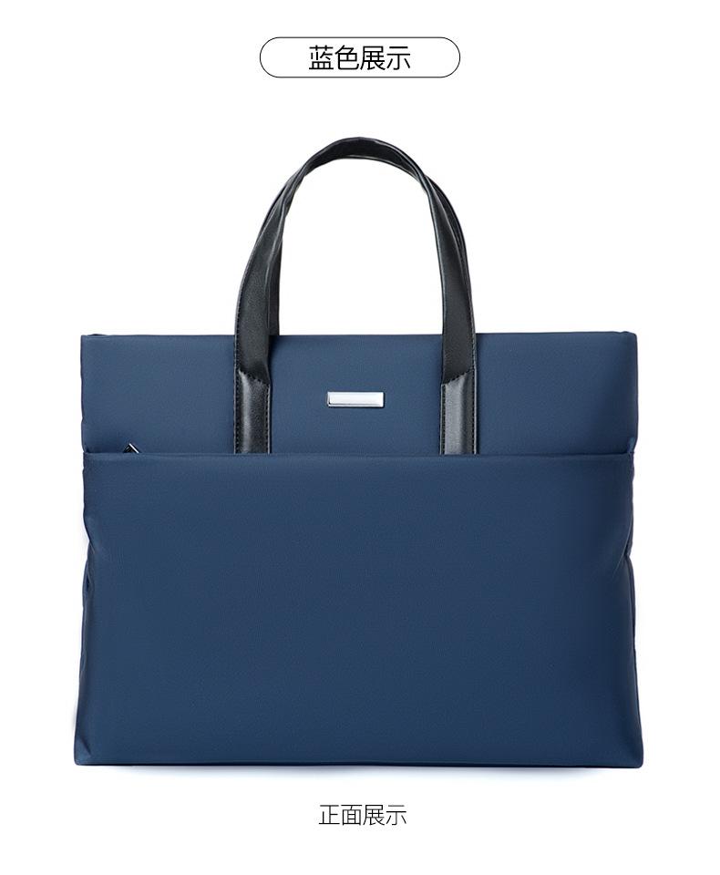 TS JYL laptop bag,Fashion Briefcase Simple Business Men Large Laptop Handbag OneSize синий