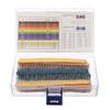 525pcs 17 Values Resistors Assortment Kit 0.25W 1/4W Resistors Metal Film Resistor Kit  Electronics