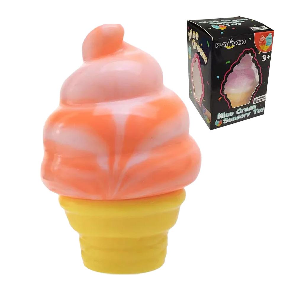 Hot Schylling Ice-Cream Sensory Toys Stress Relieving Blocks Pinching Relieving Puzzle Solving Venting Children Souvenir