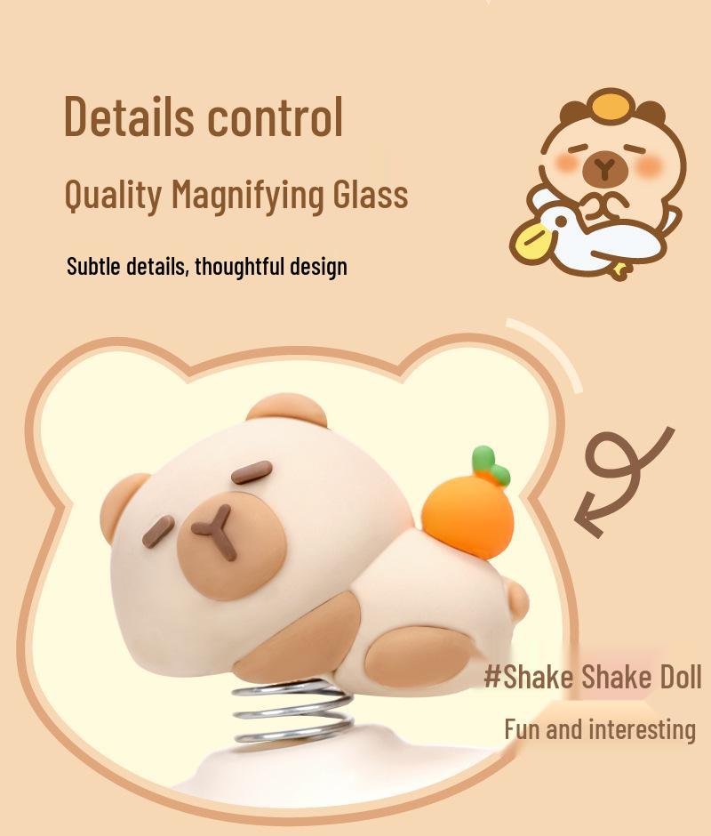 Capybara USB Portable Dorm Fan: Cute, Compact, Child-Friendly Tabletop Fan