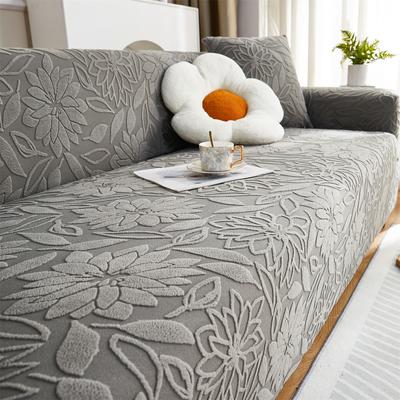 1pc Camellia Jacquard Elastic Sofa Slipcover, Non-slip Sofa Cover, Couch Cover Four Seasons Universal Furniture Protector Decor