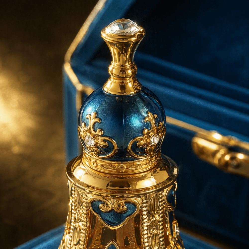 Refillable Decorative Fragrance Bottle Dipstick Applicator Glass Fragrance Bottle Storage