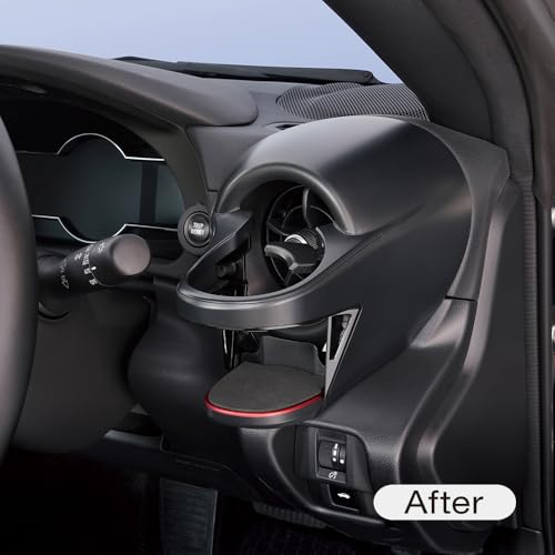 Tsuchiya Yac Driver's Seat Air Conditioner Drink Holder, Black, SY-TS1, for Nissan ZN8 GR86/ZD8 BRZ