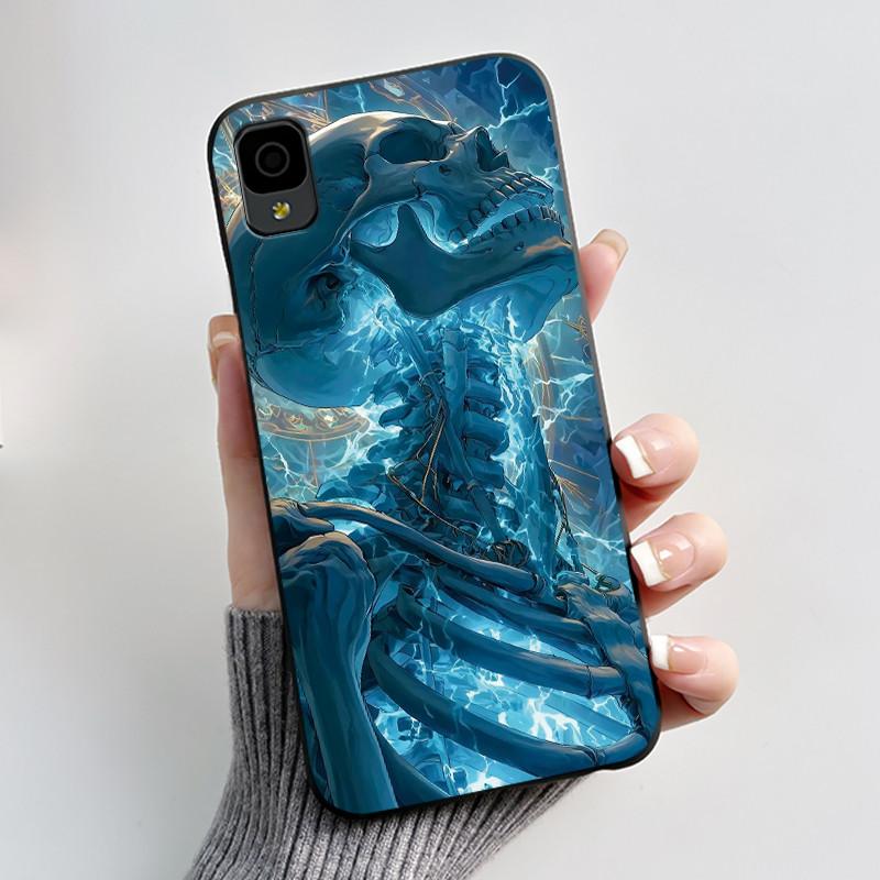 Casing For TCL 30Z 30T 30LE Phone Case Luxury Dragon Cute Cool Boys Girls Black Soft silicone Back Cover For TCL 30 Z T LE Shell
