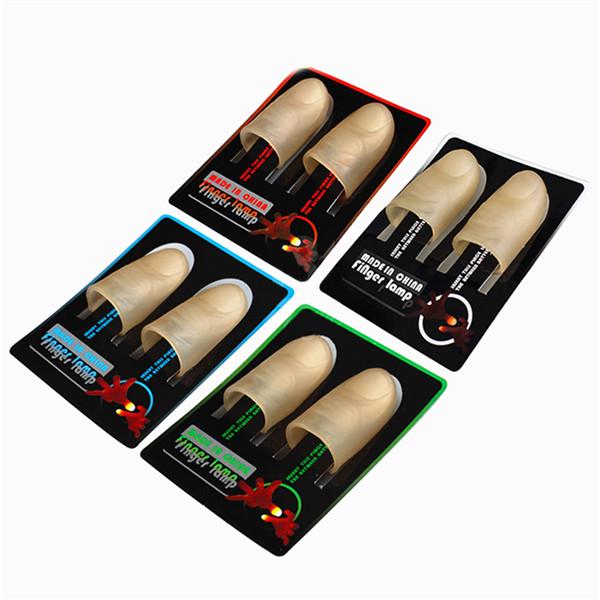 קסם להאיר זוהר אגודלים אצבעות טריק מופיע קל מקרוב למסיבה קוסם 2 יחידות 