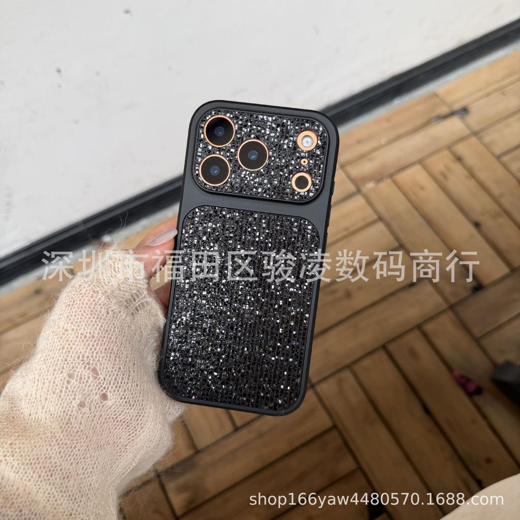 Glitter Sequins Are Suitable for Apple 17promax Mobile Phone Case iPhone16 Large Window 15 All-inclusive 14 Advanced Sense 13