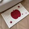 Tappeto in Cashmere Sintetico Morbido Assorbente Tappetino da Bagno Tappeto Comodino Camera da Letto Bambina Decorazione per la Casa