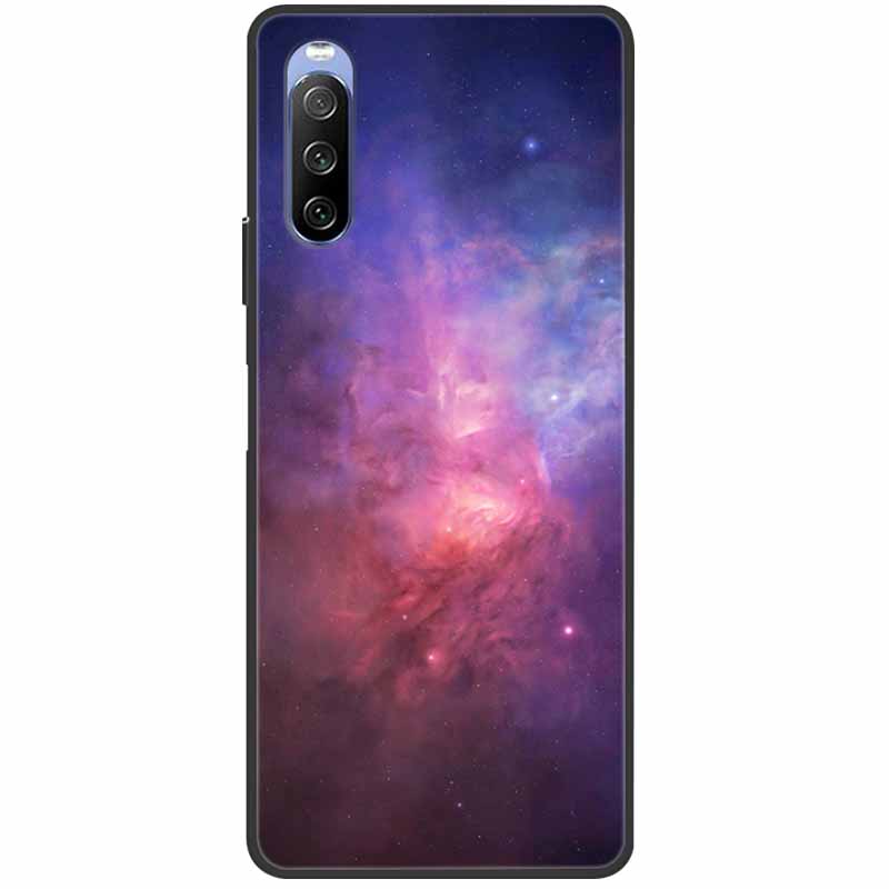 Soft Cover For Sony Xperia 10 III Case 5 III Soft Silicone Black Cases for Sony Xperia 1 III / Xperia1 XZ4 Covers Cool Marble