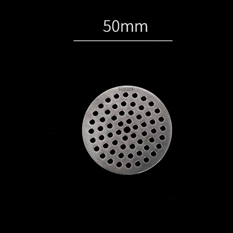 Runde Bodenablaufabdeckung 304 Edelstahl Haarfilter Fänger Stöpsel Netz für Badezimmer Küche WC Geruchshemmende Bodenablaufabdeckung