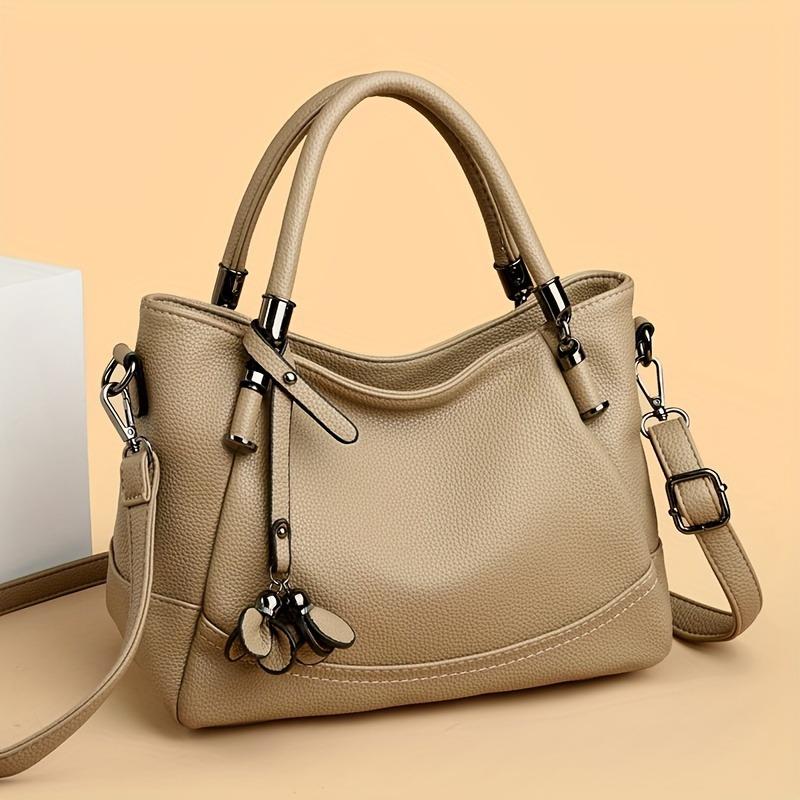 Lychee Pattern Portable Tote Bag Single Shoulder Messenger Women's Bag