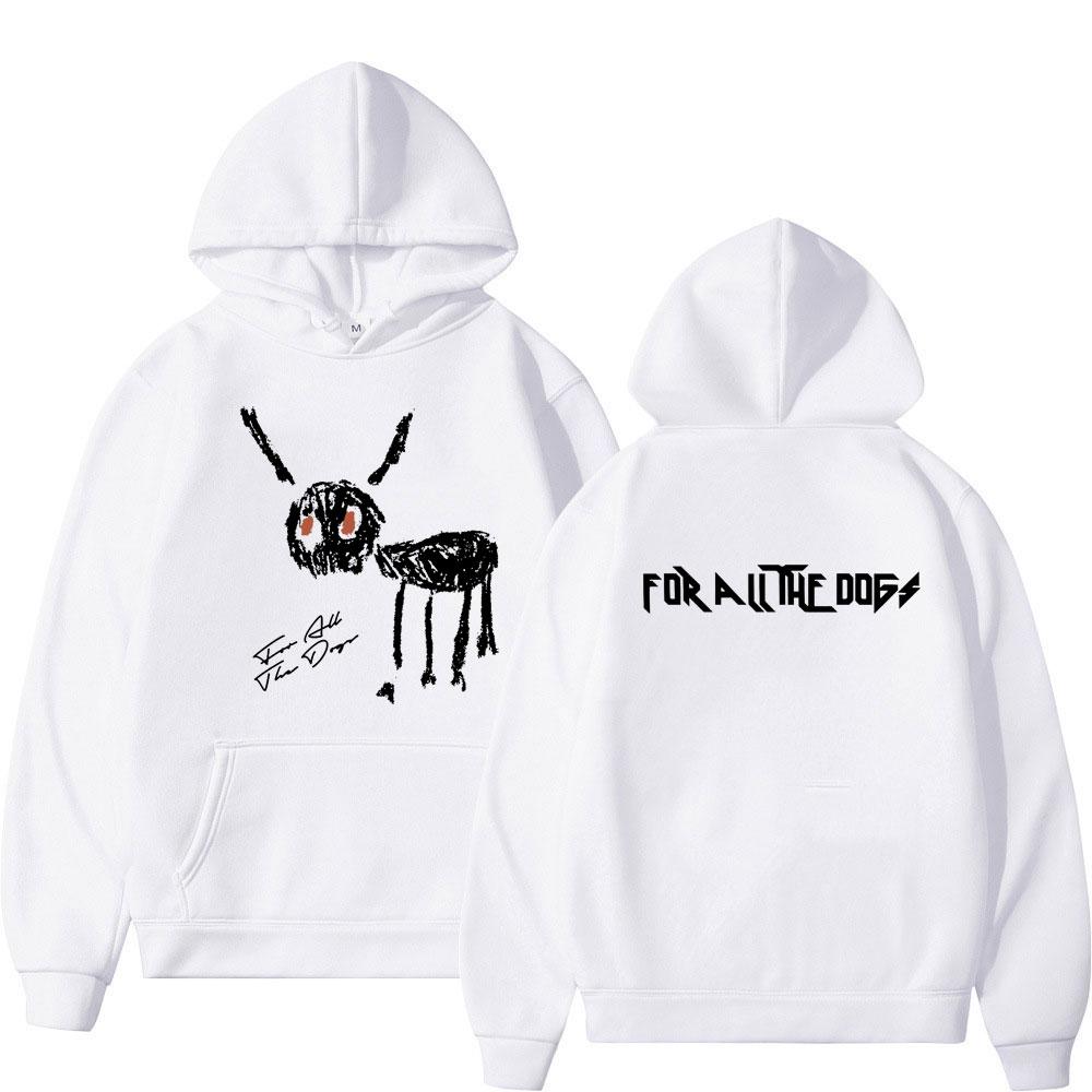Rapper Drake Hoodie 2023 New Music Album "For All The Dogs" Graphic Hip Hop Long Sleeve Men Women Fashion Loose Streetwear Male