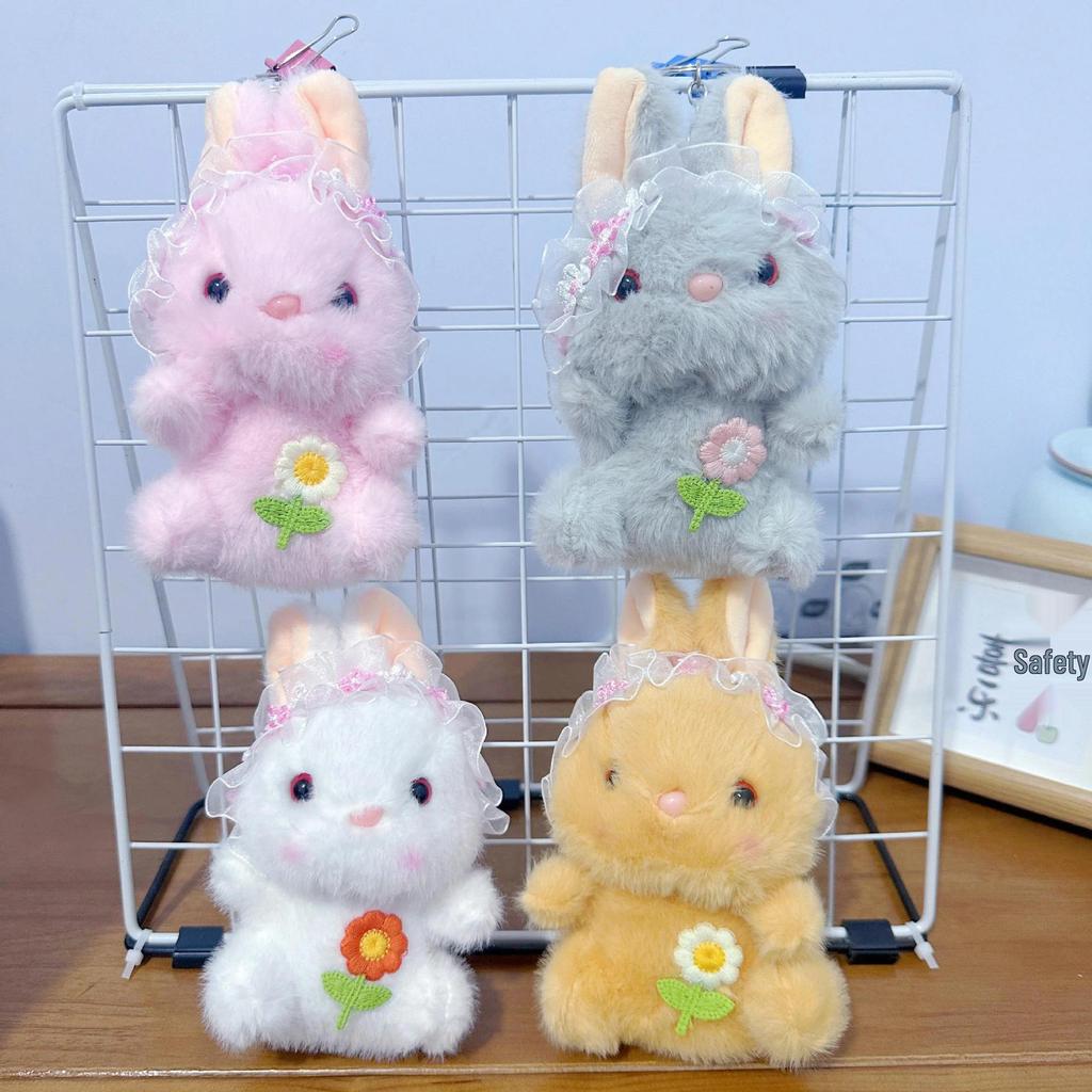 Mini Plush Toy Claw Machine Keychain Charms