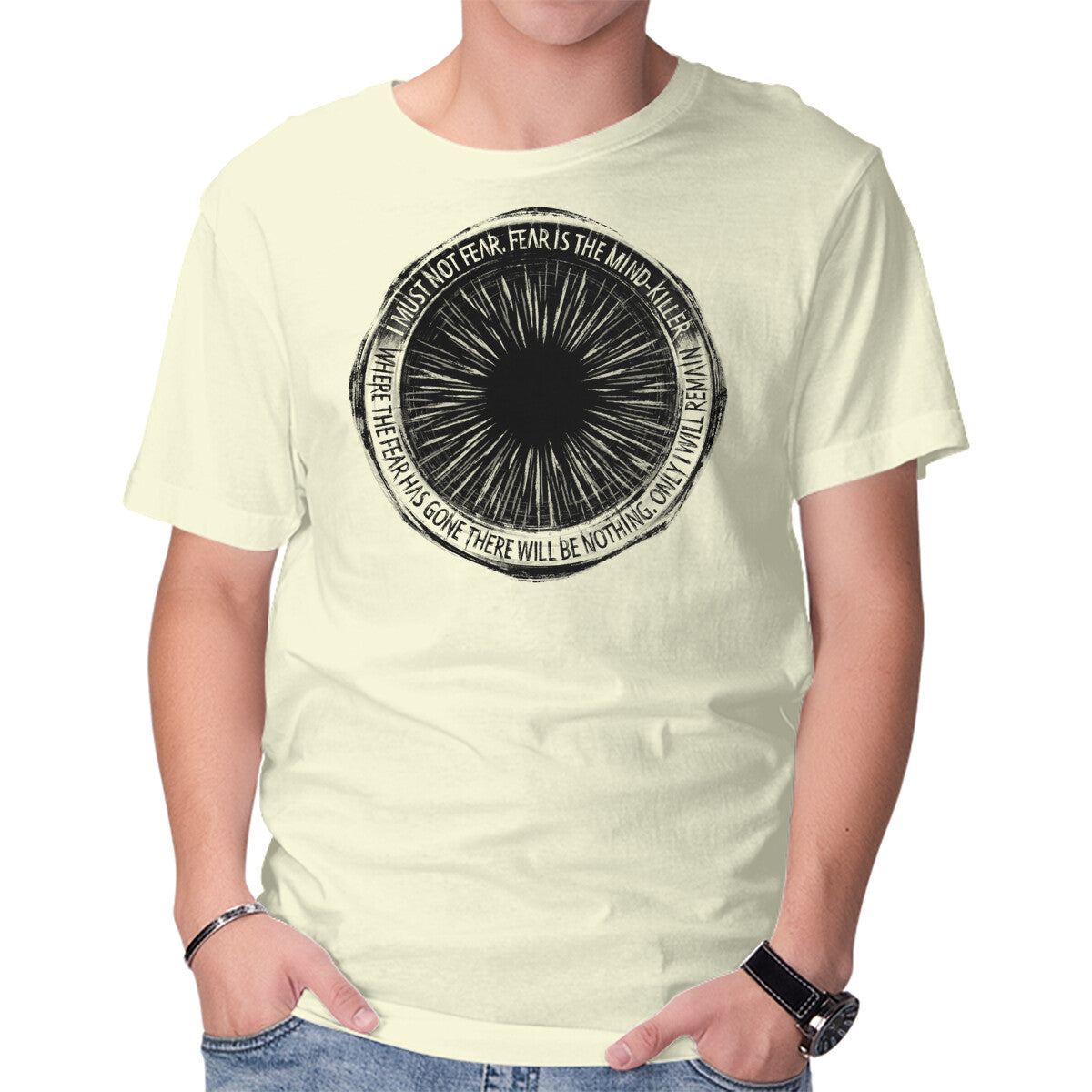 Unisex Crew Neck T-Shirt Mind Killer Graphic Short Sleeve Casual Tee M