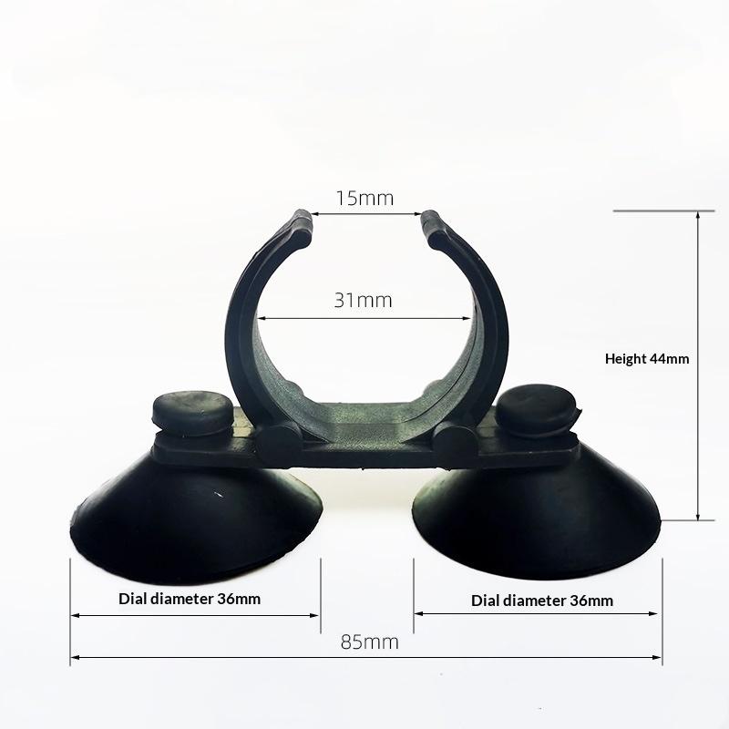 5Pcs Aquarium Fish Tank Lamp Fixed Suction Cup Suction Heating Rod Suction Cup Oxygen Tube Suction Cup Water Pipe Clamp Clip