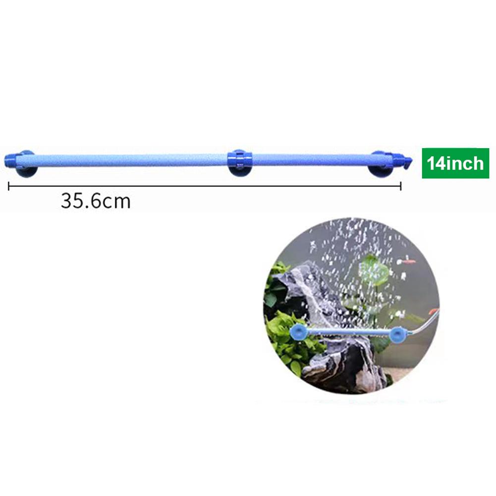Aquarium Air Pump Fresh Air Stone Diffuser Tube Fish Tank Extendable Wall Air Pipe Suction Cup Fixed Waterscape Bubble Diffuser