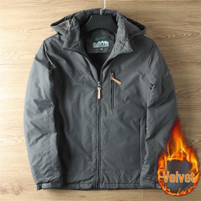 2026 Men's Quick-Drying Windbreaker: Spring/Autumn Outdoor Military-Style Waterproof Jacket