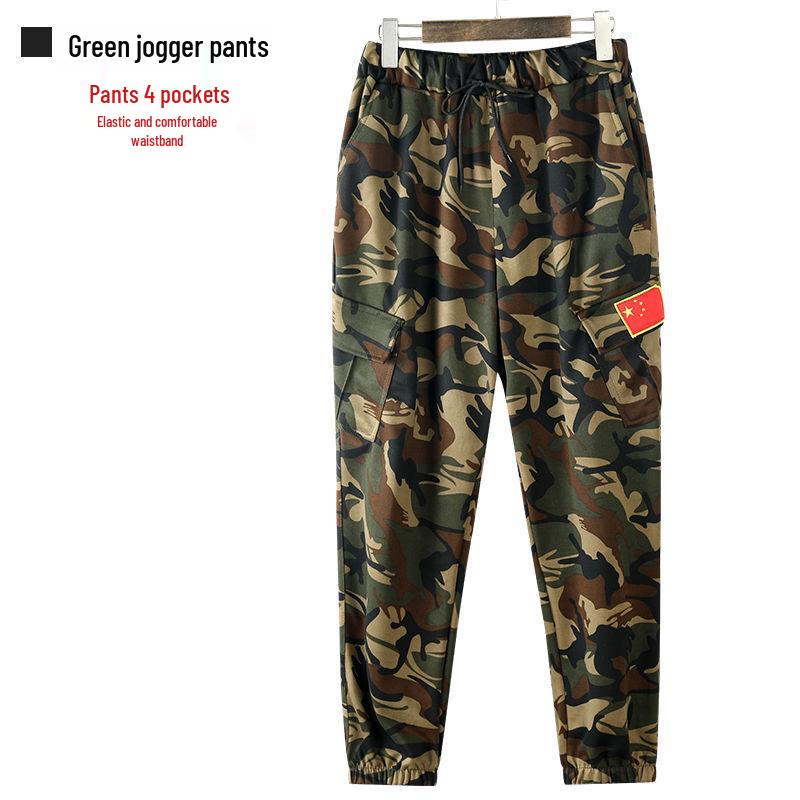 

Unisex High-Elasticity Camouflage Joggers - Comfortable, Wear-Resistant, Loose Fit Plus Size for Construction Work 5XL [190-210 lbs]