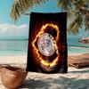 1 Stück Ajax Amsterdam Wappen Strandtuch - Weiche, Saugfähige Mikrofaser, Leicht, Ideal für den Strand, Partys, Reisen, Camping Fan-Geschenke