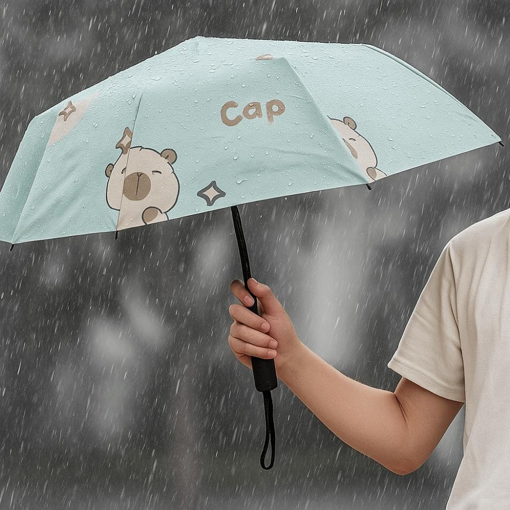 UV Protection Dual-use Folding Umbrella Lightweight Automatic Sun Umbrella  Daily Use