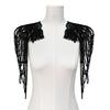 Pair Of Sequins Fringe Shoulder Patches For Party Attire Comfortable Long Wear Decorative Accent