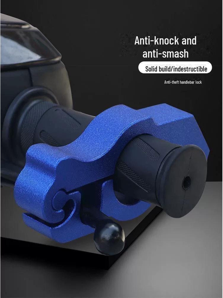 Univerzální zámek plynu a řídítek proti krádeži pro elektromobily, skútry a motocykly