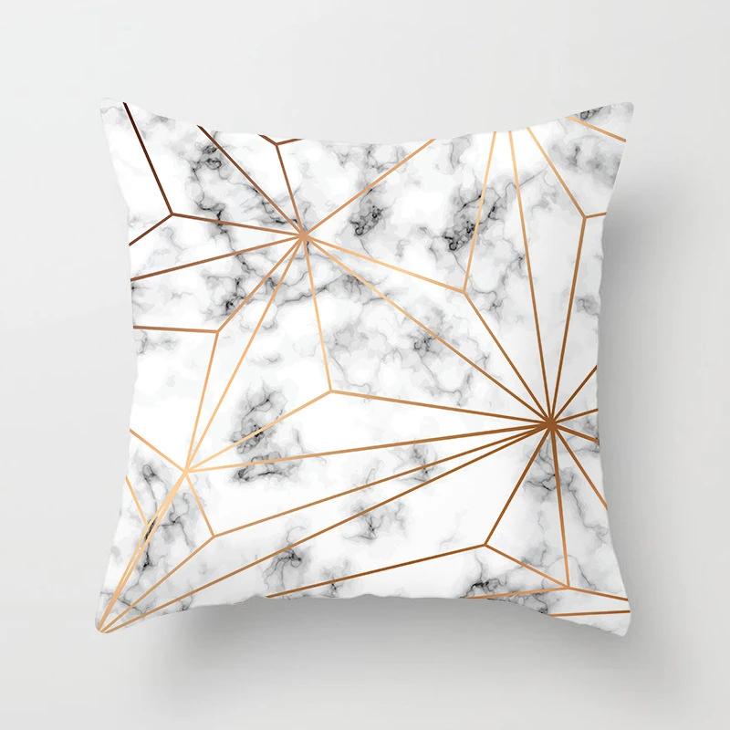 Nordic Geometric Cushion Cover Polyester Throw Pillows Covers Decorative Pillows 45X45Cm For Decoration Home Sofa Pillowcase New