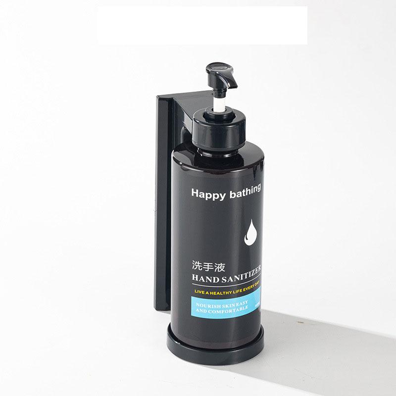 Hotel Bathroom 500ml Soap Dispenser Wall Mount Hand Soap Bottle Shampoo Shower Gel Dispenser Soap Dispenser Abs Wall Bracket