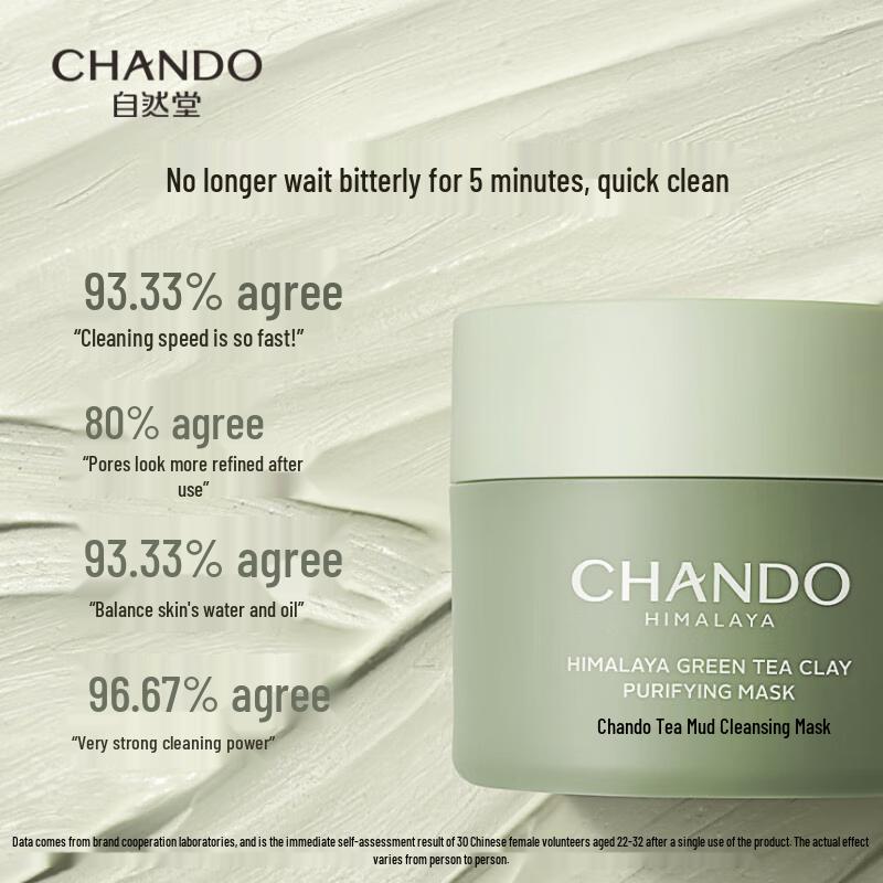 CHANDO Himalaya Tea Mud Purifying Cleansing Mask