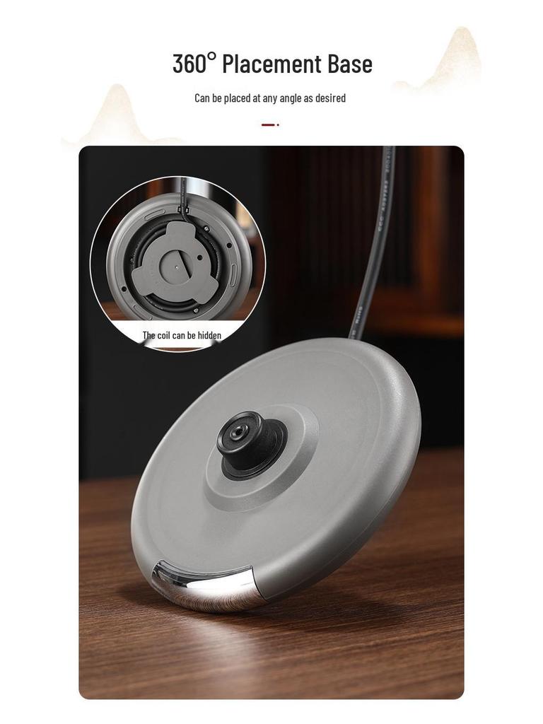 To Yi Large Capacity Pure Titanium Electric Kettle for Tea, Auto Shut-Off